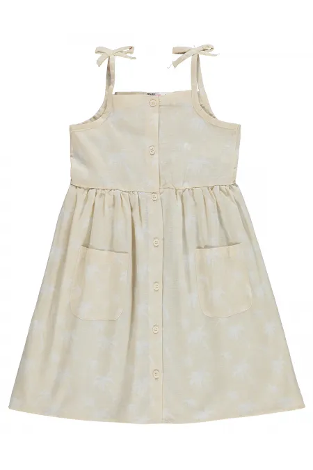 Combinaison et robe pour filles, 6-9 ans, ivoire - Emballage