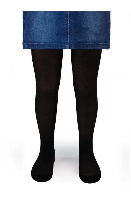 Kız Çocuk Külotlu Çorap 2-9 Yaş Siyah - Paket