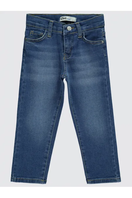 Erkek Çocuk Pantolon 2-5 Yaş Mavi - Paket