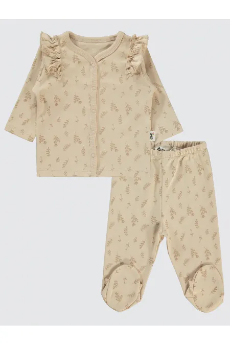 Baby Pajama Set 0-24 Months Ivory - Package