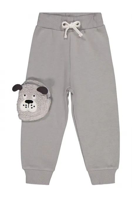 Bas de survêtement gris pour garçon de 2 à 5 ans - Lot