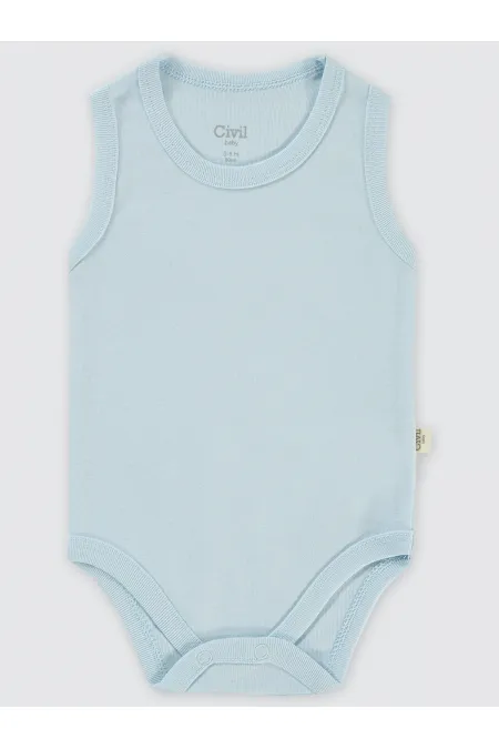 Bebek Çıtçıtlı Badi 0-24 Ay Mavi - Paket