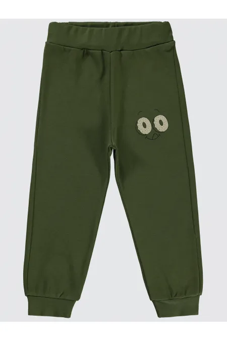 Bas de survêtement garçon 2-5 ans kaki - Lot