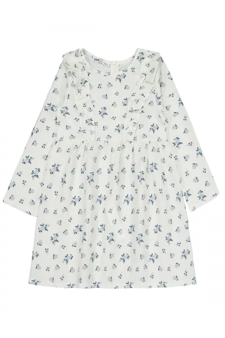 Girl's Vest and Dress 6-9 Years Old Ecru - Package