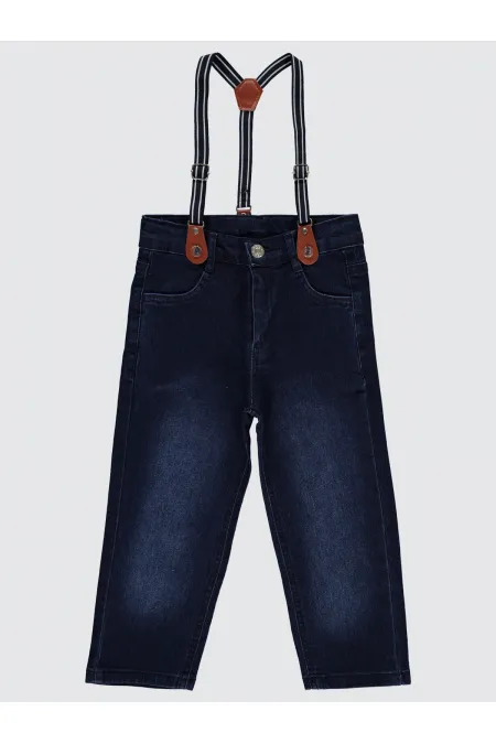 Erkek Çocuk Pantolon 2-5 Yaş Koyu Mavi - Paket