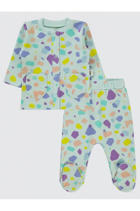 Baby Pajama Set 0-24 Months Mint - Package