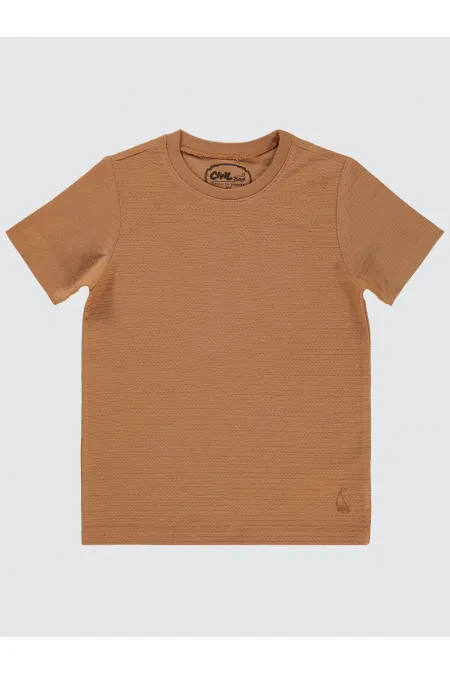 T-shirt garçon 6-9 ans Cannelle - Emballage