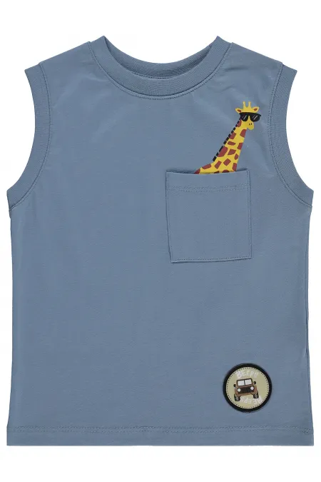 Erkek Çocuk Tişört 2-5 Yaş İndigo - Paket