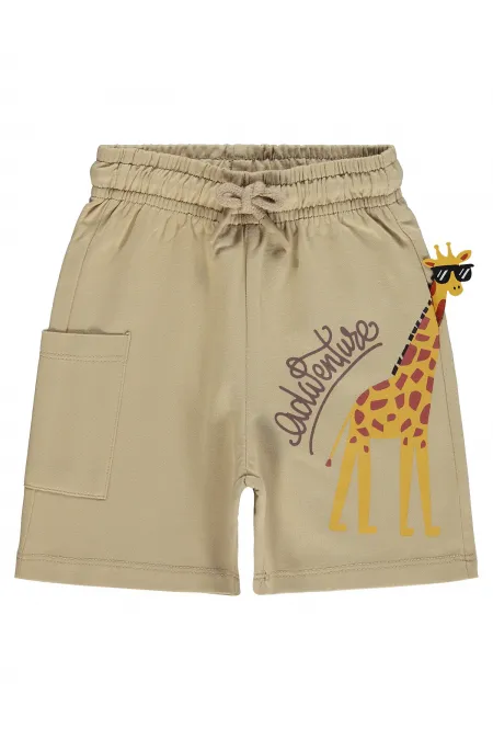 Pantalon Capri garçon, 2-5 ans, couleur vison - Lot