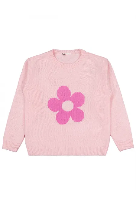 Pull rose clair pour fille de 6 à 9 ans - Emballage