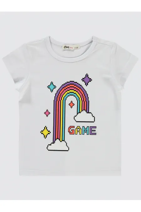 Girl's T-Shirt 2-5 Years White - Pack