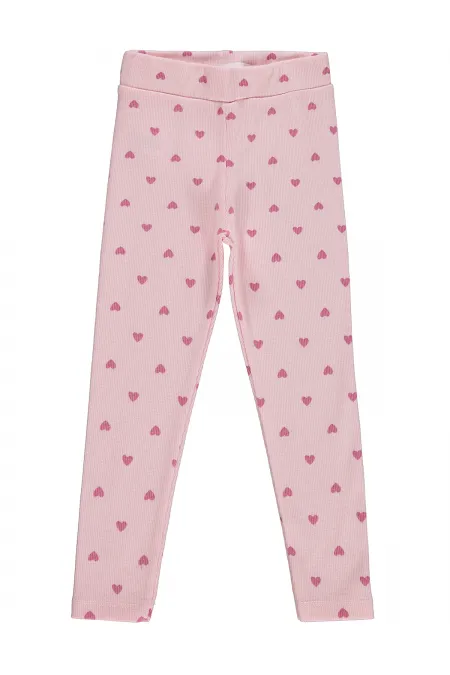 Leggings pour filles, 6-9 ans, rose poudré - Lot