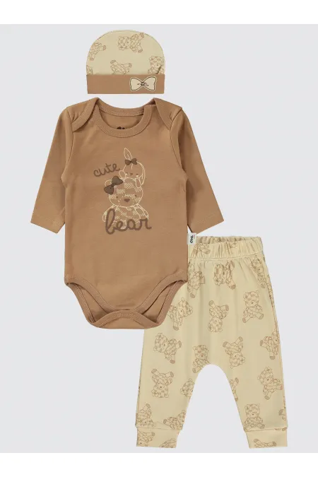 Baby Set 0-24 Months Brown - Package