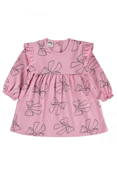 Baby Jumpsuit and Dress Set 6-18 Months Pink - Package