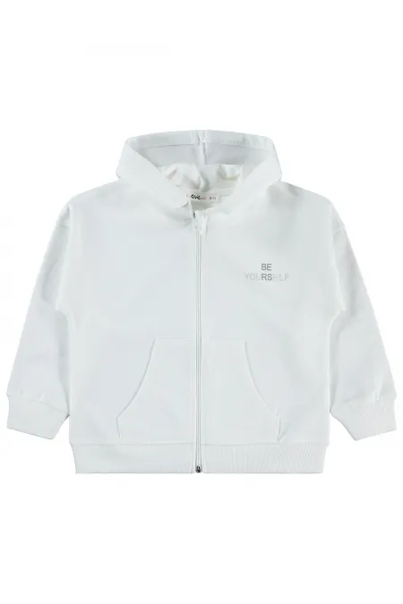 Gilet pour fille, 10-13 ans, blanc cassé - Emballage