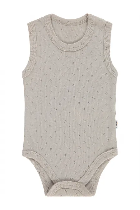 Bebek Çıtçıtlı Badi 0-24 Ay Kahve - Paket