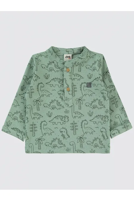 Bebek Sweatshirt 0-24 Ay Soft Haki - Paket