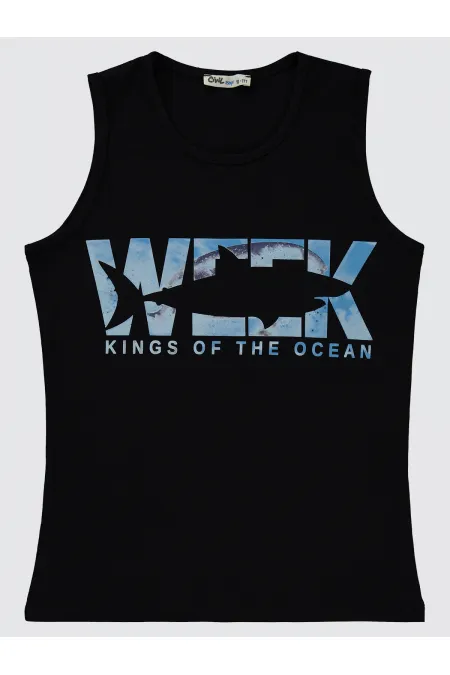 Lot de T-shirts noirs pour garçons de 10 à 13 ans