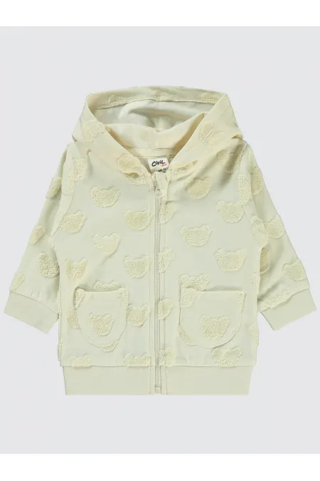 Gilet bébé 0-24 mois couleur pierre - Emballage