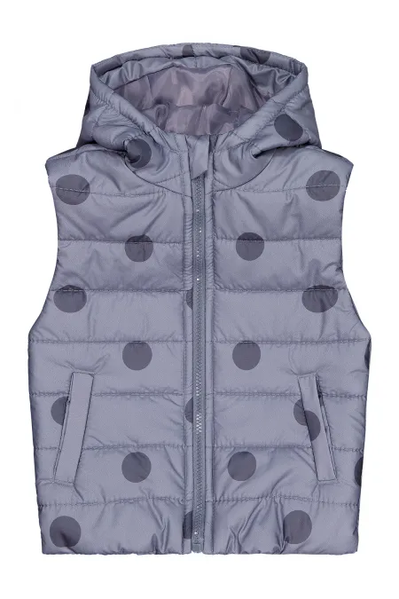 Kız Çocuk Yelek 2-5 Yaş Antrasit - Paket