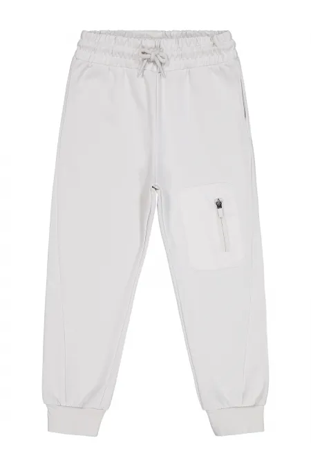 Bas de survêtement garçon 10-13 ans Gris clair - Lot