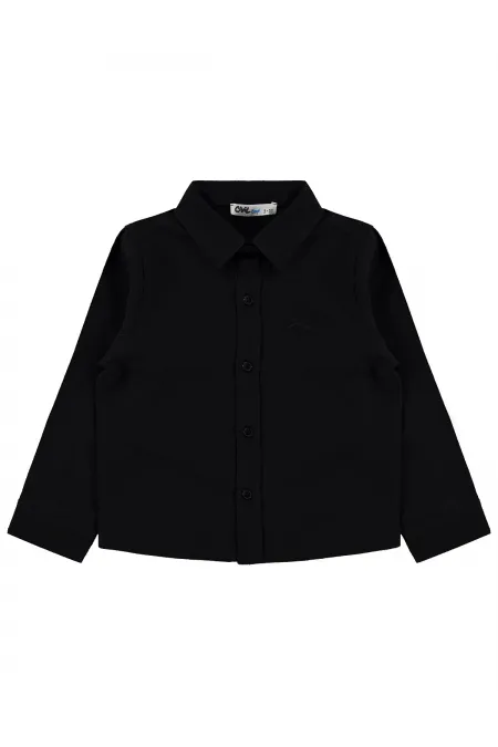 Boys' Shirt, Ages 2-5, Black - Pack