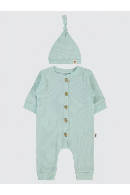 Barboteuse bébé 0-24 mois vert d'eau - Lot