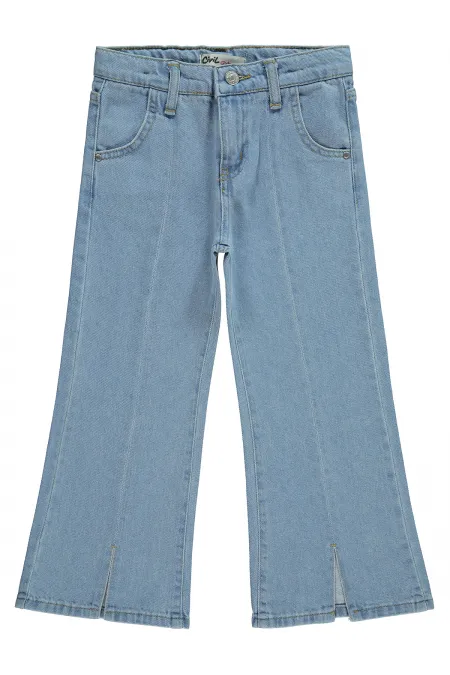 Pantalon bleu clair pour fille de 10 à 13 ans - Emballage
