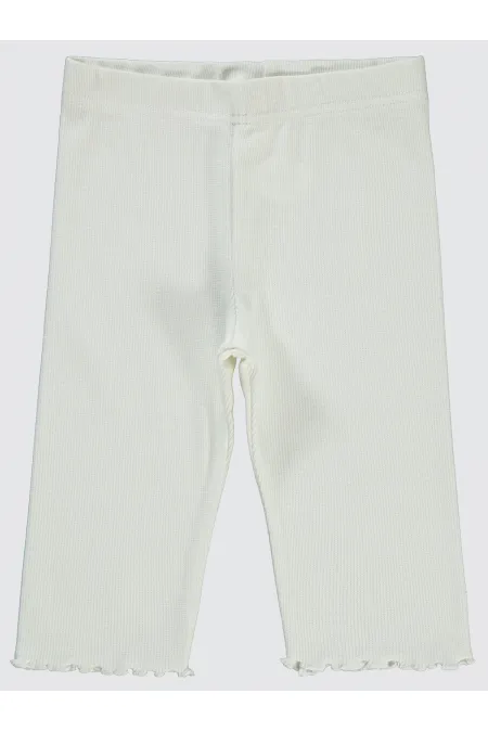 Collants pour filles de 2 à 5 ans, écru - Paquet