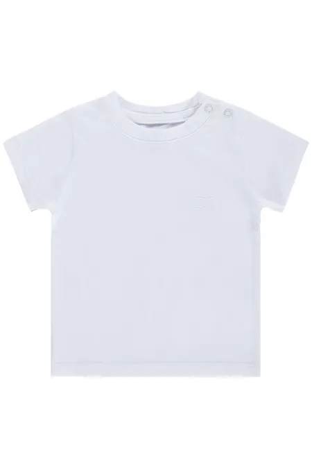 Bebek Tişört Km 0-24 Ay Beyaz - Paket