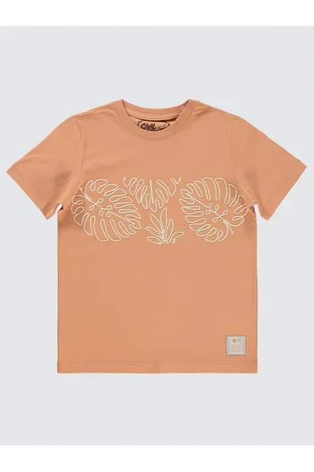 T-shirt garçon 10-13 ans - Motif carreaux - Emballage