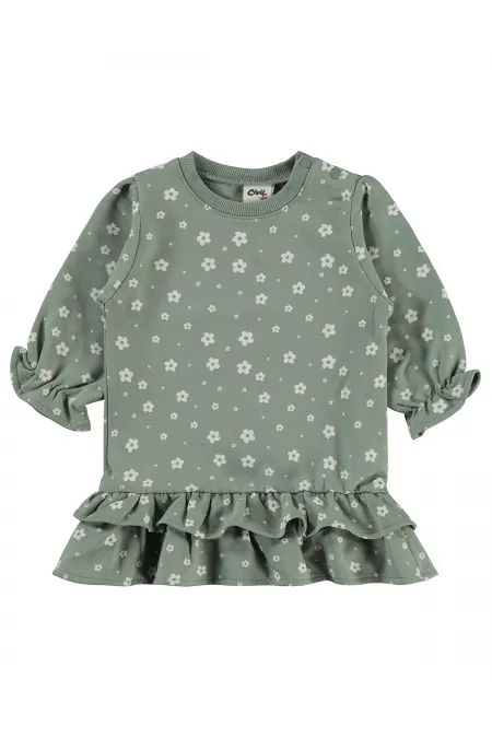 Baby Vest and Dress 0-24 Months Green - Package