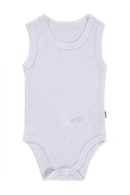 Body bébé à boutons-pression 0-24 mois Blanc optique - Emballage