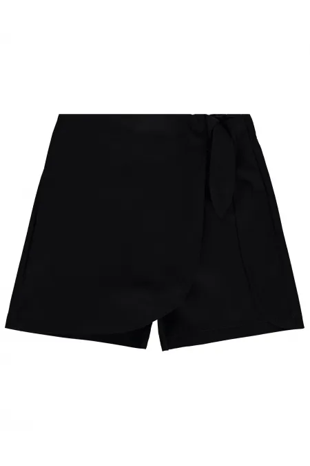 Kız Çocuk Etek 6-9 Yaş Siyah - Paket