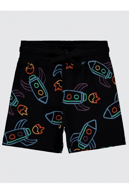 Erkek Çocuk Kapri 2-5 Yaş Siyah - Paket