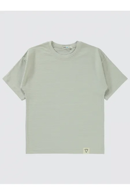 Boys T-Shirt 6-9 Years Old Light Gray - Pack