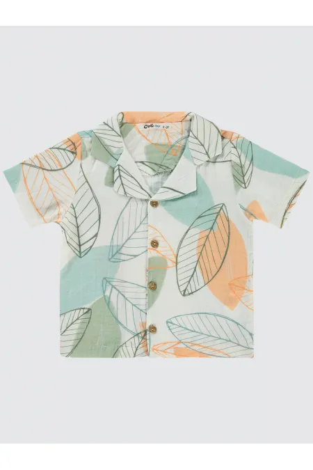 Chemise garçon corail 2-5 ans - Emballage