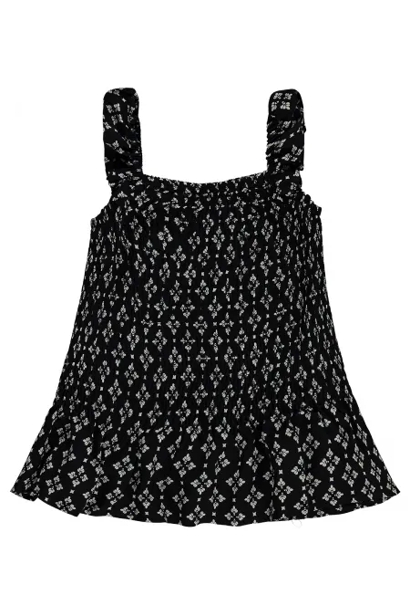 Kız Çocuk Gömlek 10-13 Yaş Siyah - Paket