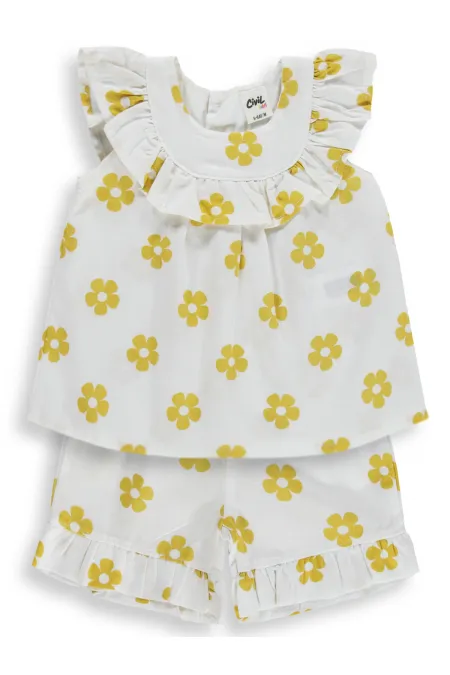 Baby Outfit 0-24 Months Soft Mustard - Pack