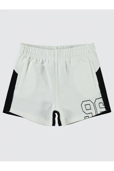 Kız Çocuk Şort 10-13 Yaş Siyah - Paket