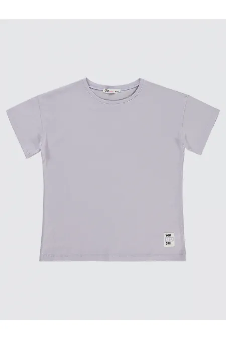 Kız Çocuk Tişört 10-13 Yaş Galaktik Leylak - Paket