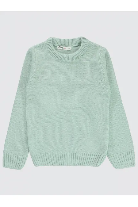 Pull pour fille 6-9 ans, couleur menthe - Lot