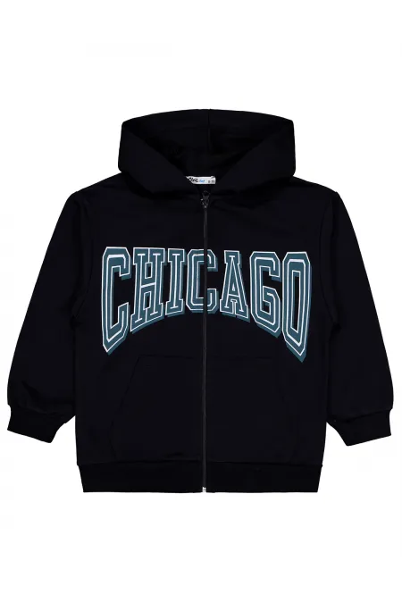 Gilet noir pour garçon de 10 à 13 ans - Emballage