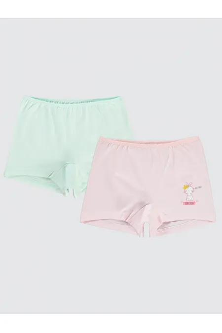 Kız Çocuk Boxer 2-9 Yaş Standart - Paket