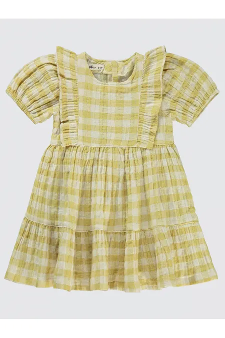 Girl's Vest and Dress 2-5 Years Yellow - Package