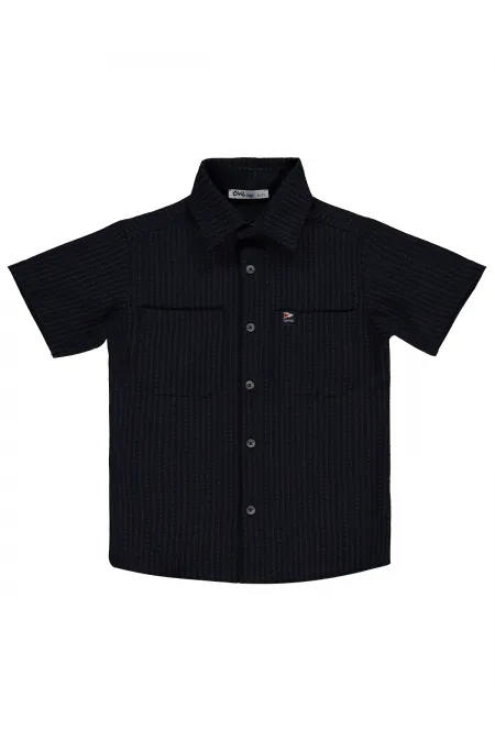 Boys' Shirt, Ages 6-9, Navy Blue - Pack