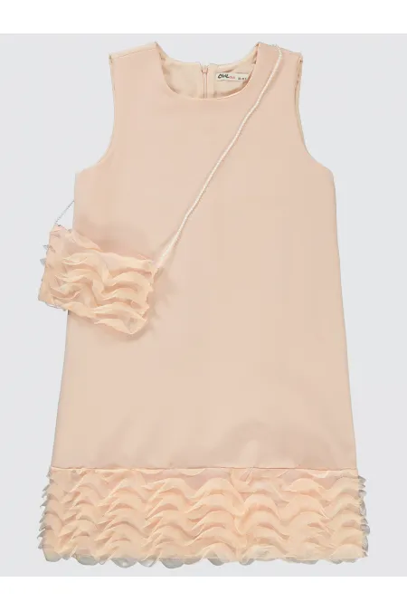 Girls' Vest and Dress 10-13 Years Old Powder - Package