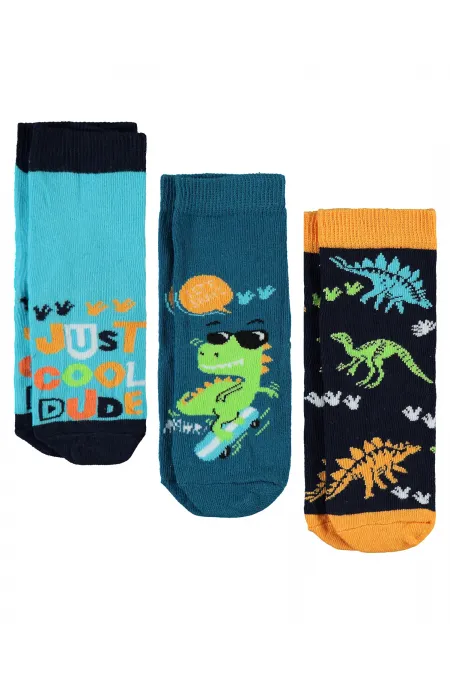 Erkek Çocuk Soket Çorap 2-9 Yaş Standart - Paket