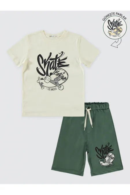 Boys Suit 6-9 Years Khaki - Package