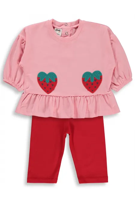 Ensemble bébé 6-18 mois rose pâle - Emballage